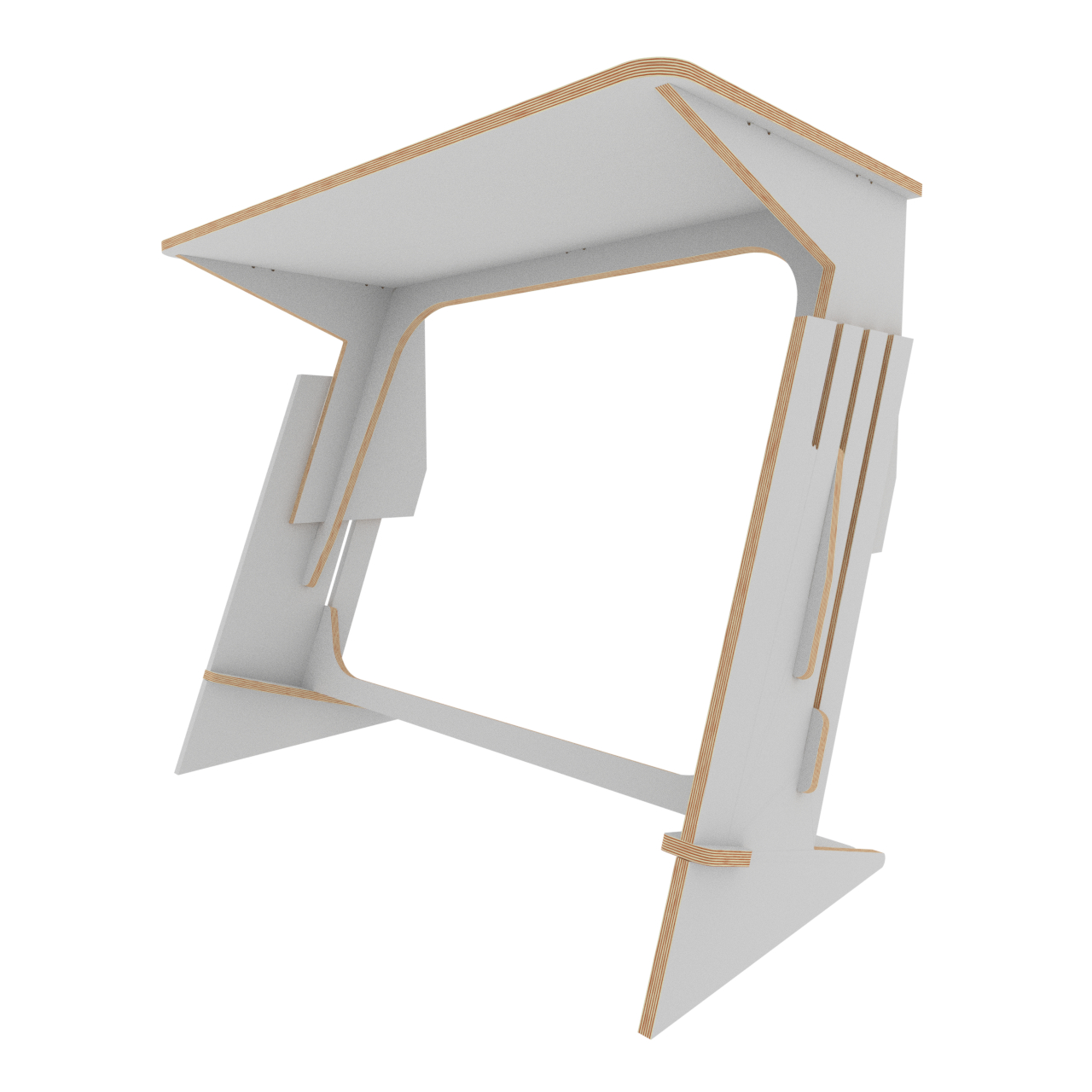 My z-shaped standing desk design preview image 2